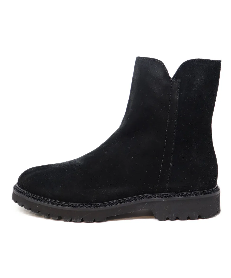 Aquatalia Black Suede Booties sz 10.5