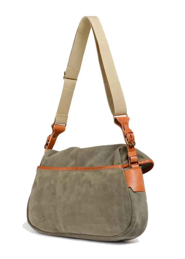bleu de chauffe Musette M Sage Cow Suede