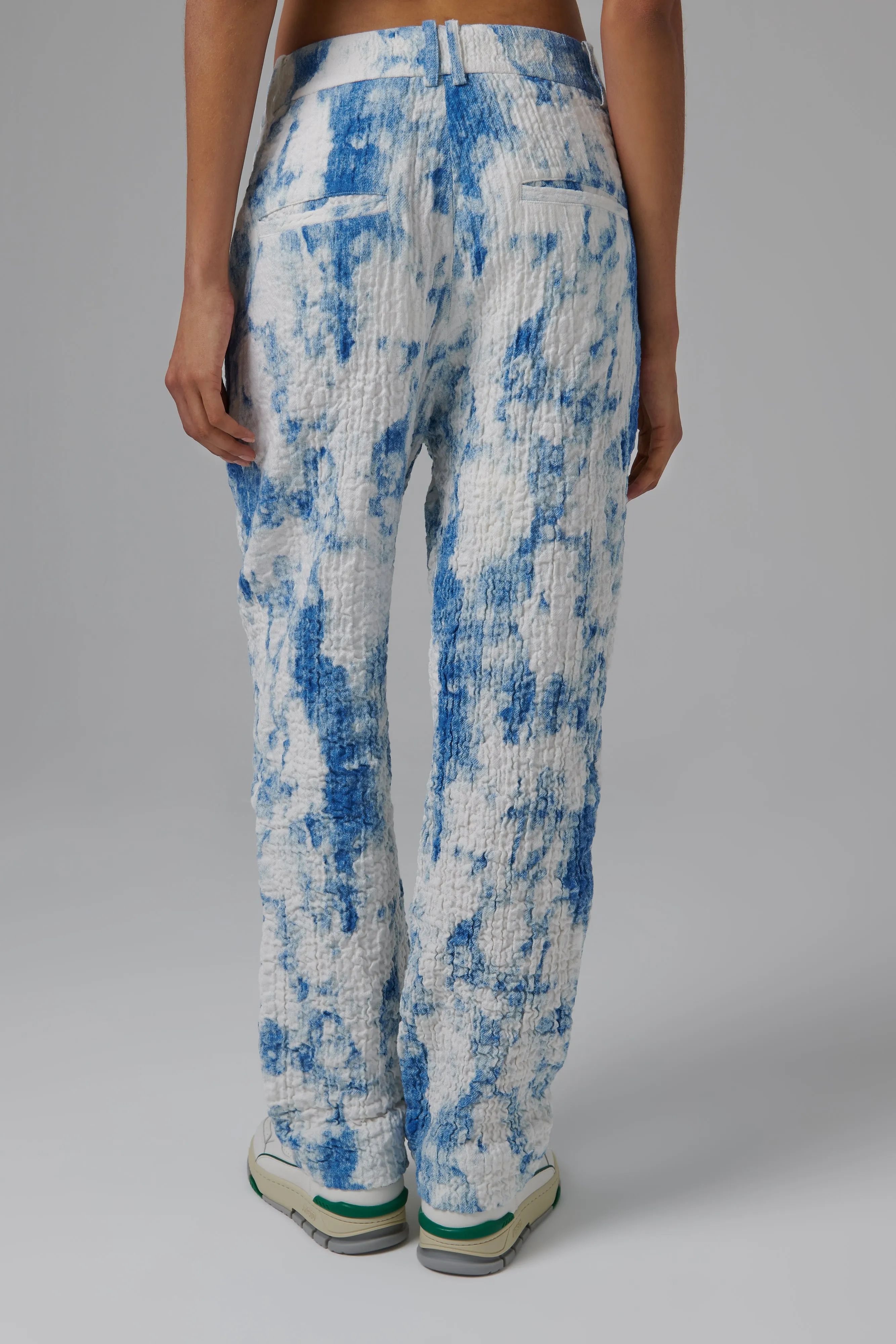Blue Soft Track Pants