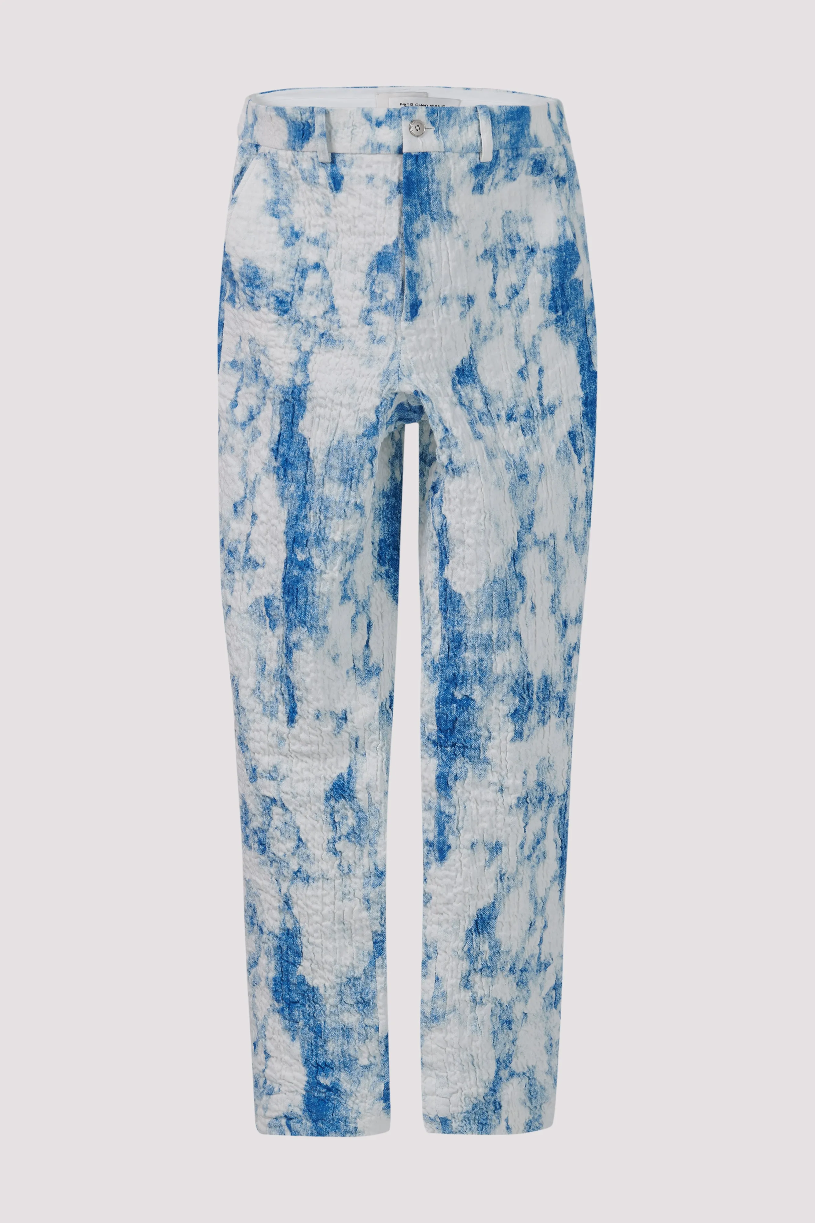 Blue Soft Track Pants
