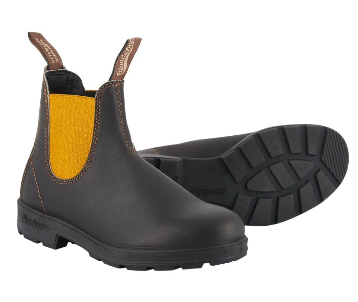 Blundstone 1919 Dark Brown/Mustard Leather Boots
