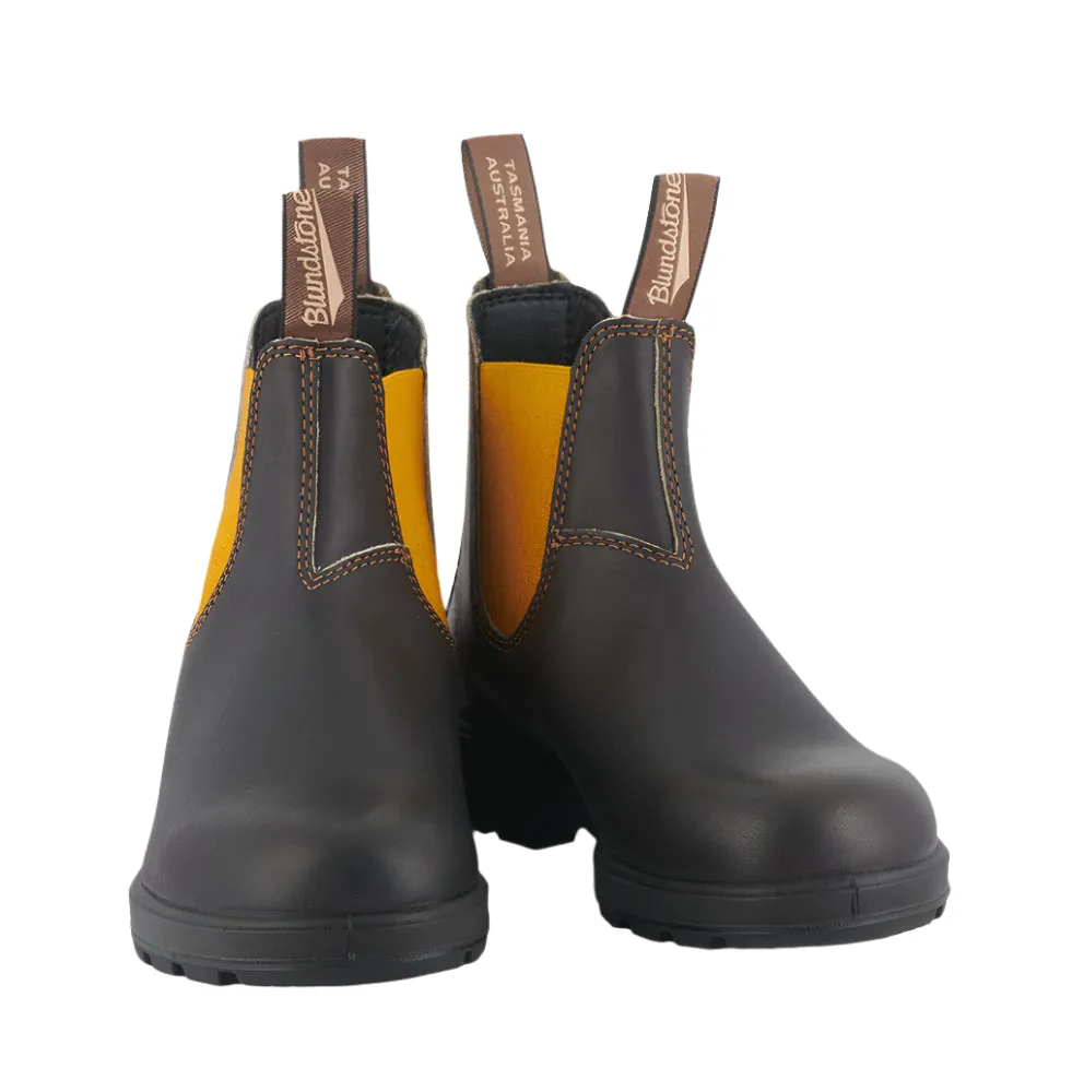 Blundstone 1919 Dark Brown/Mustard Leather Boots
