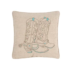 Cowboy Boots Pillow