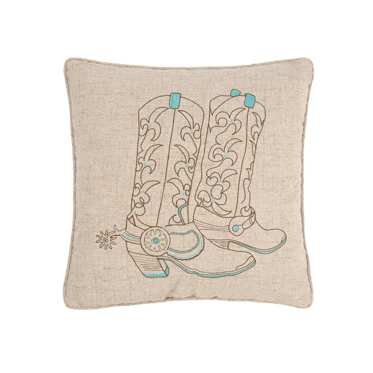 Cowboy Boots Pillow