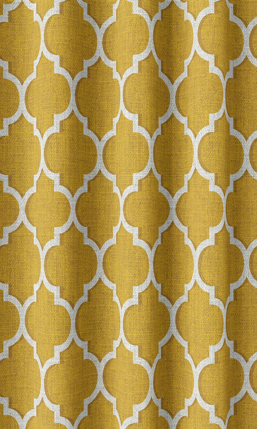 'Curio' Trellis Tile Print Shades (Yellow/ White)