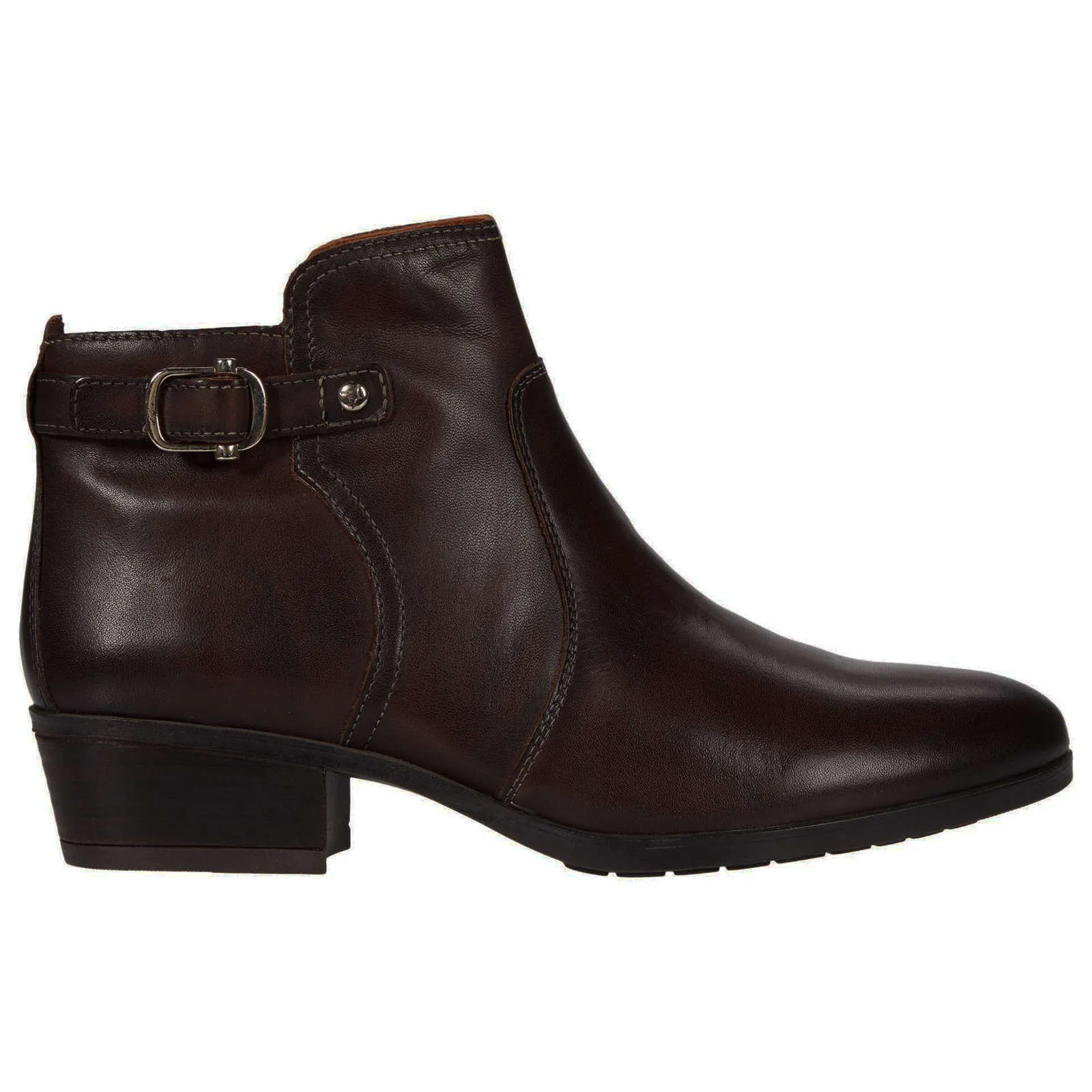 Daroca Calfskin Leather Women's Zip up Ankle Boots