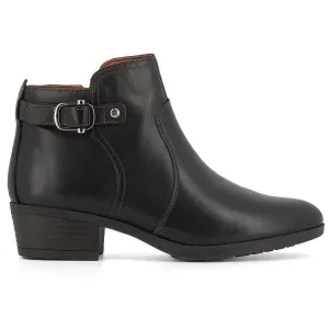 Daroca Calfskin Leather Women's Zip up Ankle Boots