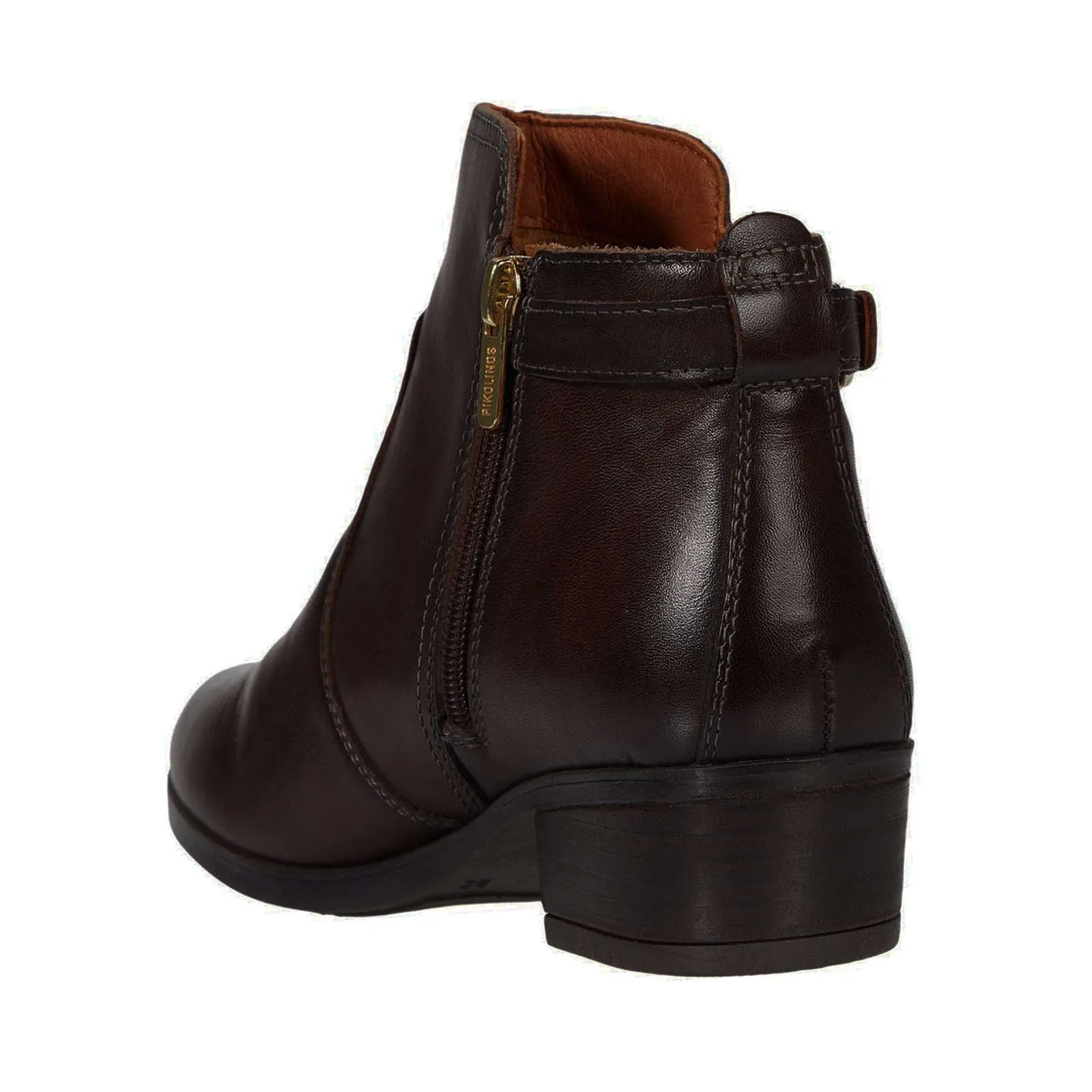 Daroca Calfskin Leather Women's Zip up Ankle Boots