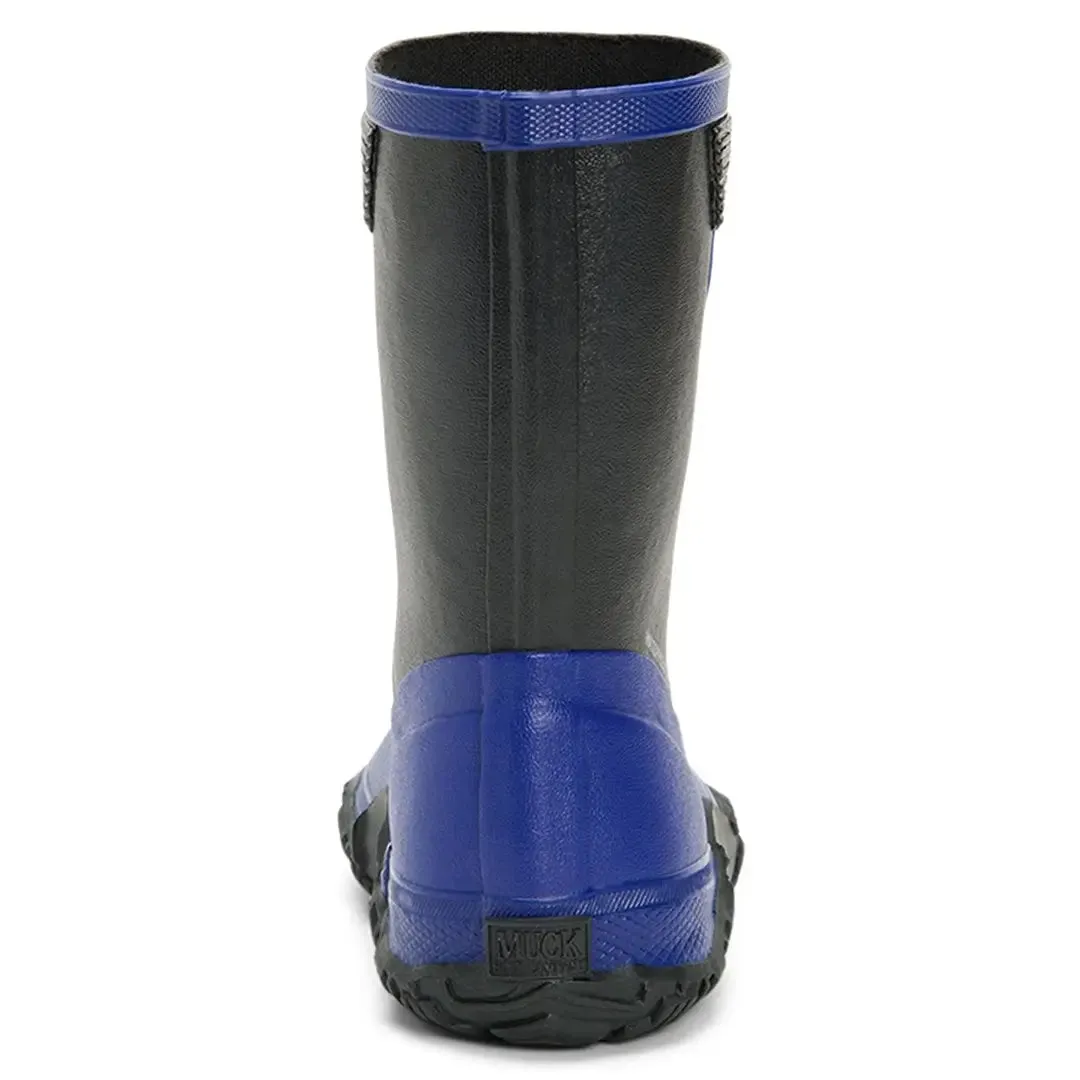Forager Kid's Wellington - Black/Blue by Muckboot