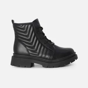 GIRLS CASUAL LACE UP BOOTS