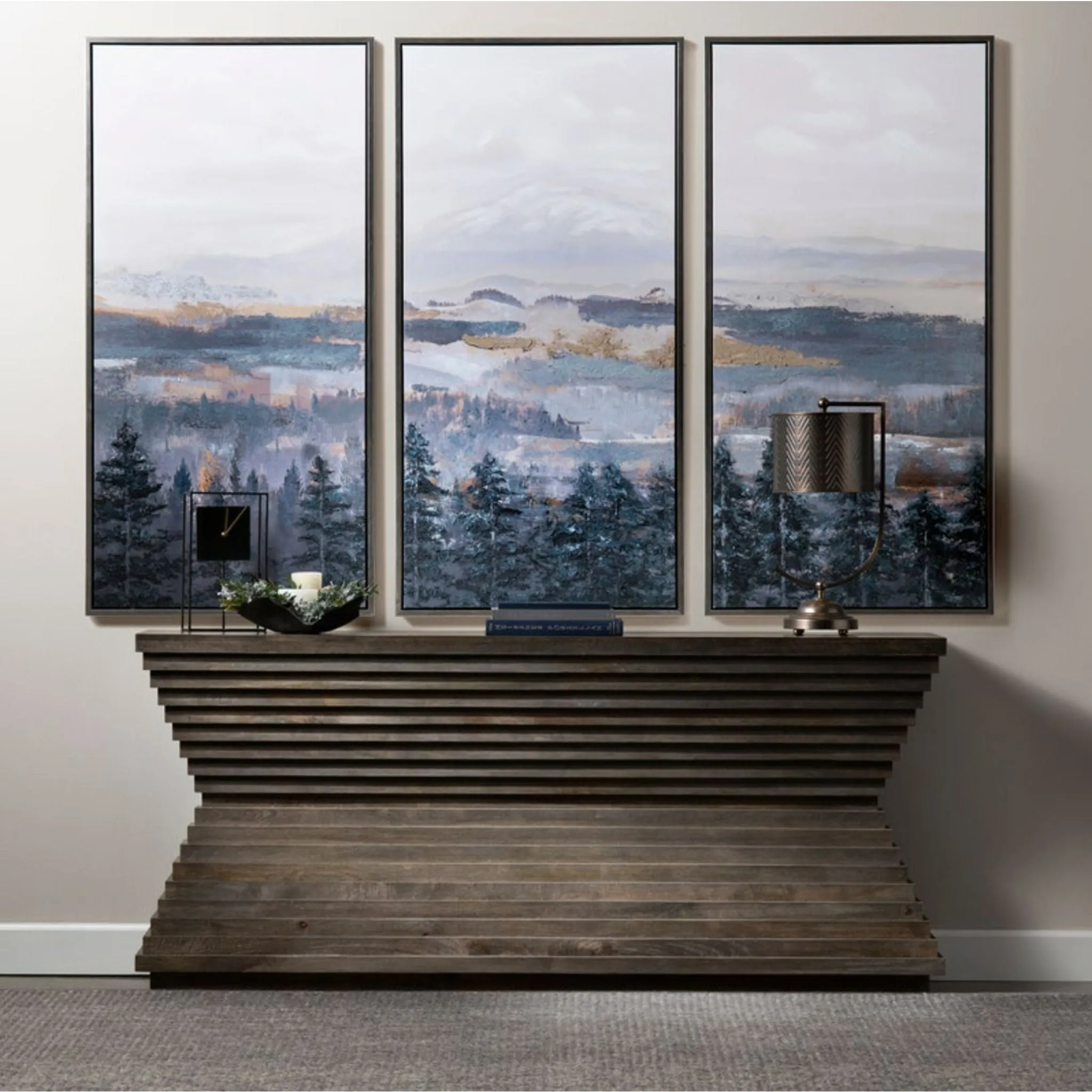 Highland Park Console Table - Brown