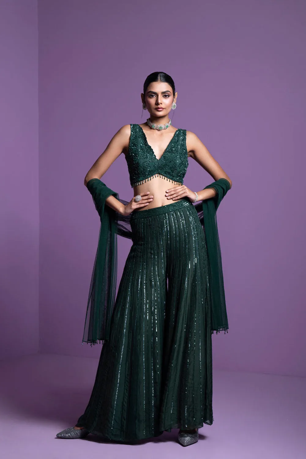 Lush Green Pant Set