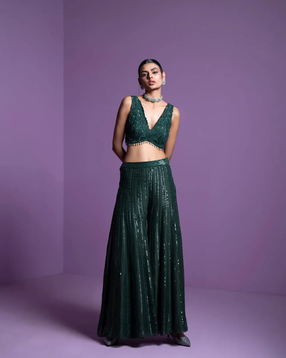 Lush Green Pant Set