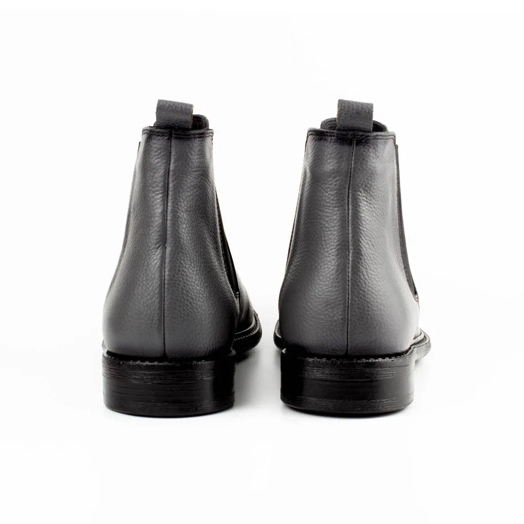 Notti Space Gray Men's Chelsea Genuine Leather Boots