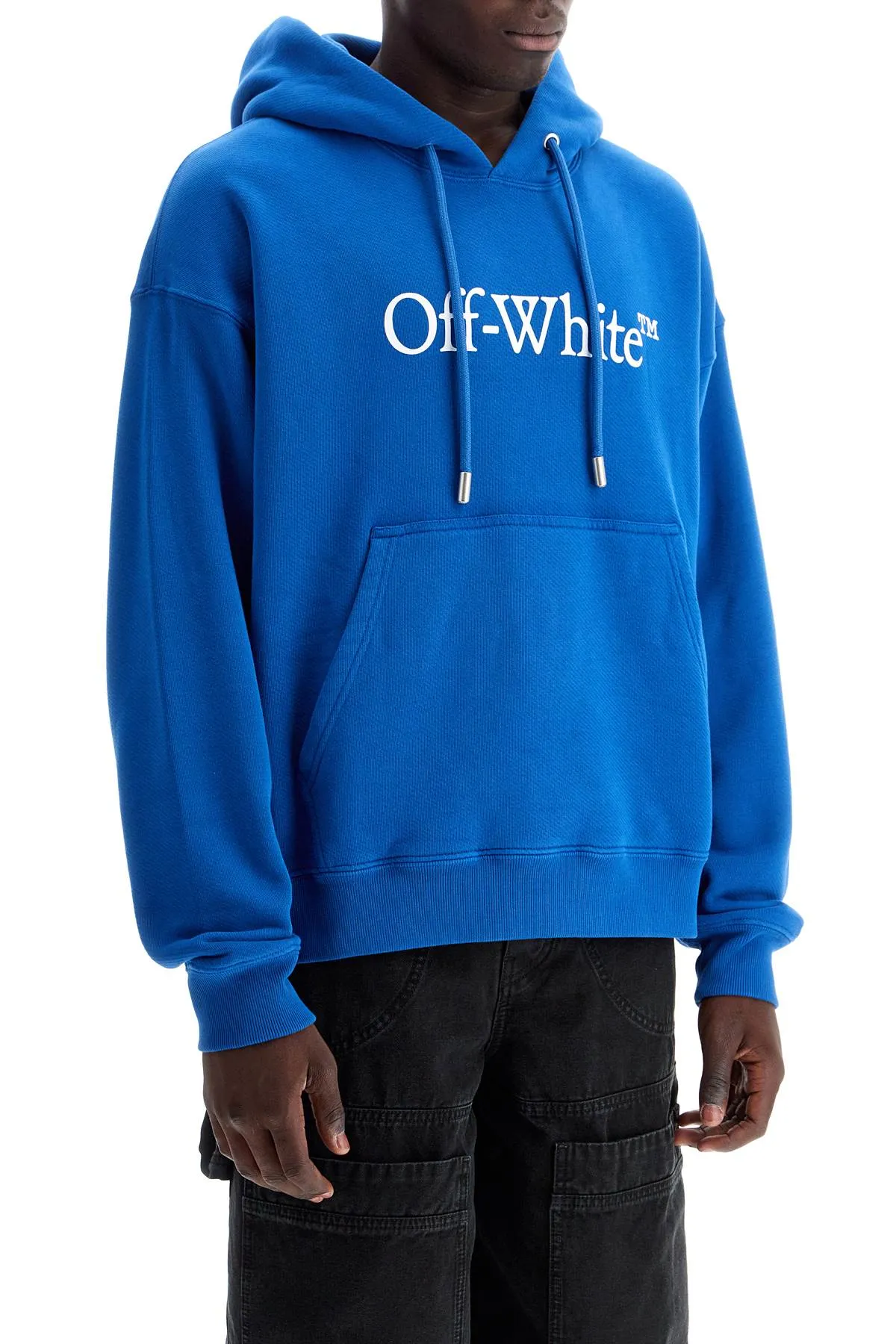 OFF-WHITE hooded sweatshirt with logo print