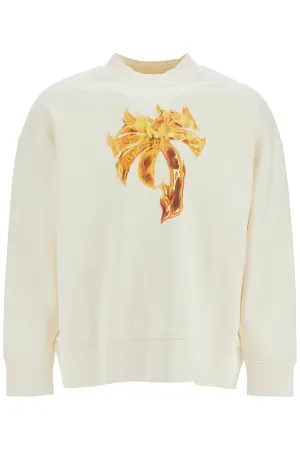 PALM ANGELS "burning palm oversized sweat