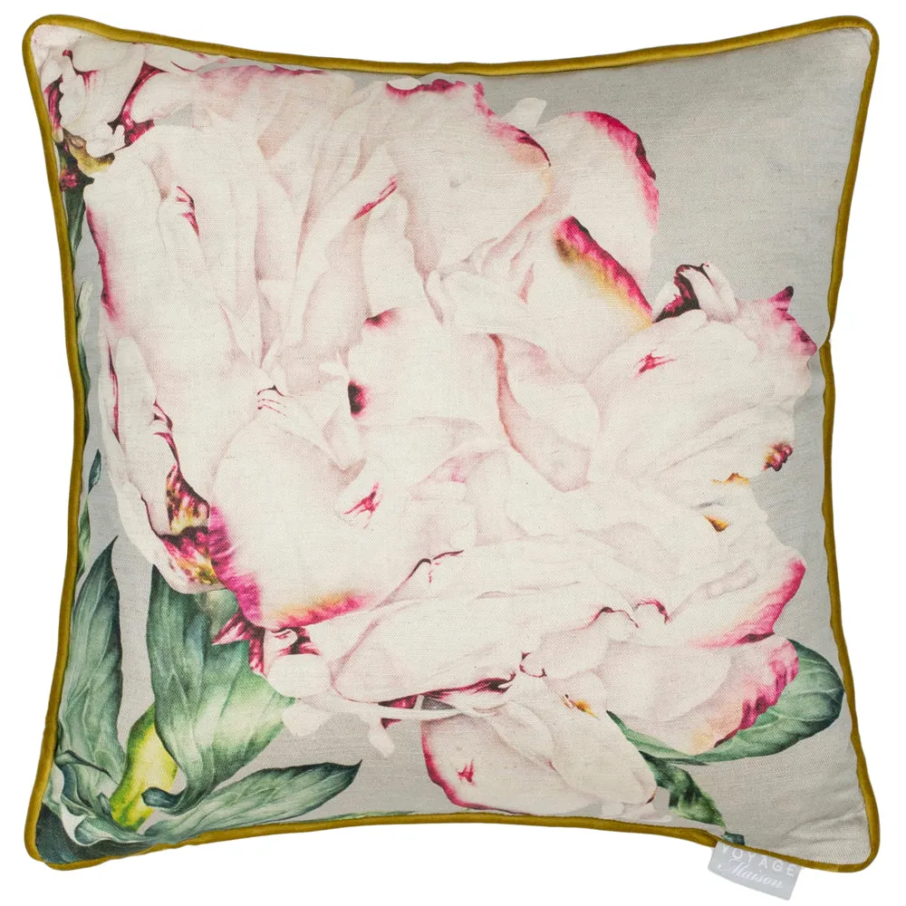 Parcevall Printed Feather Cushion Fuchsia