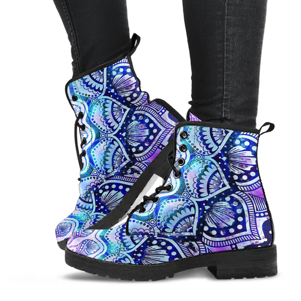 Sacred Mandala Leather Boots | Cameron Gray