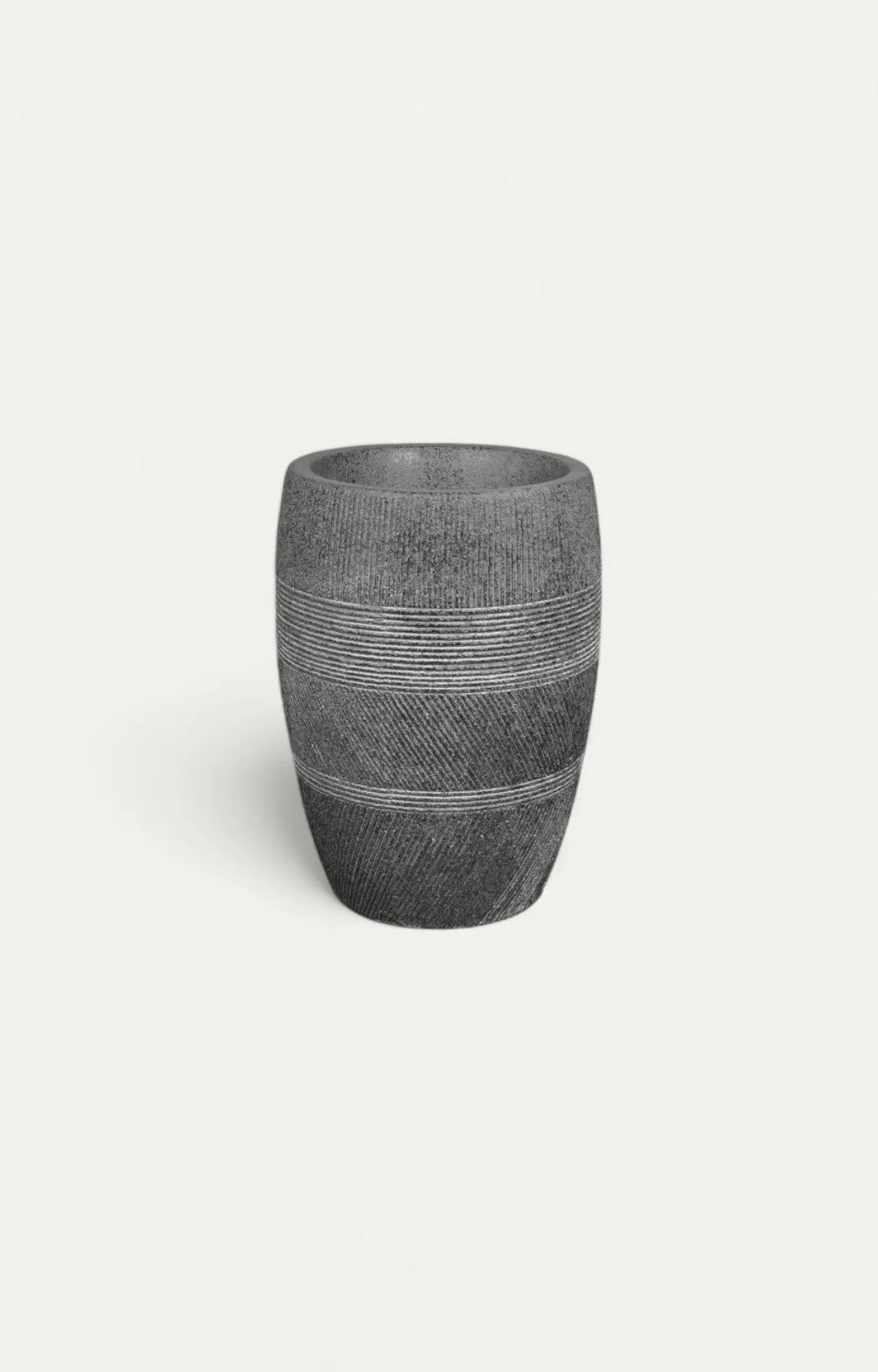 Striated Style Planter Set
