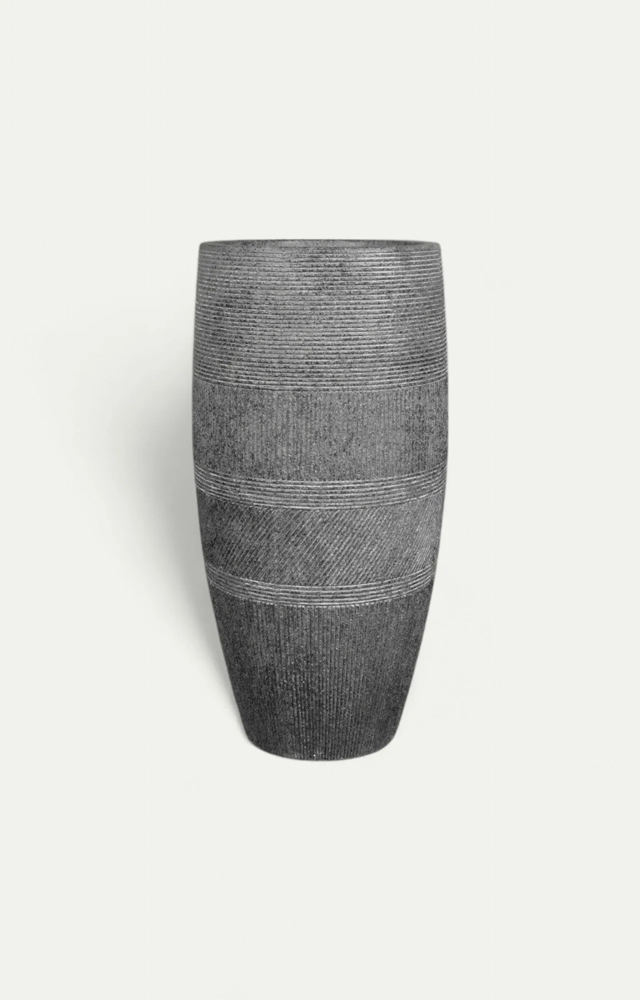 Striated Style Planter Set