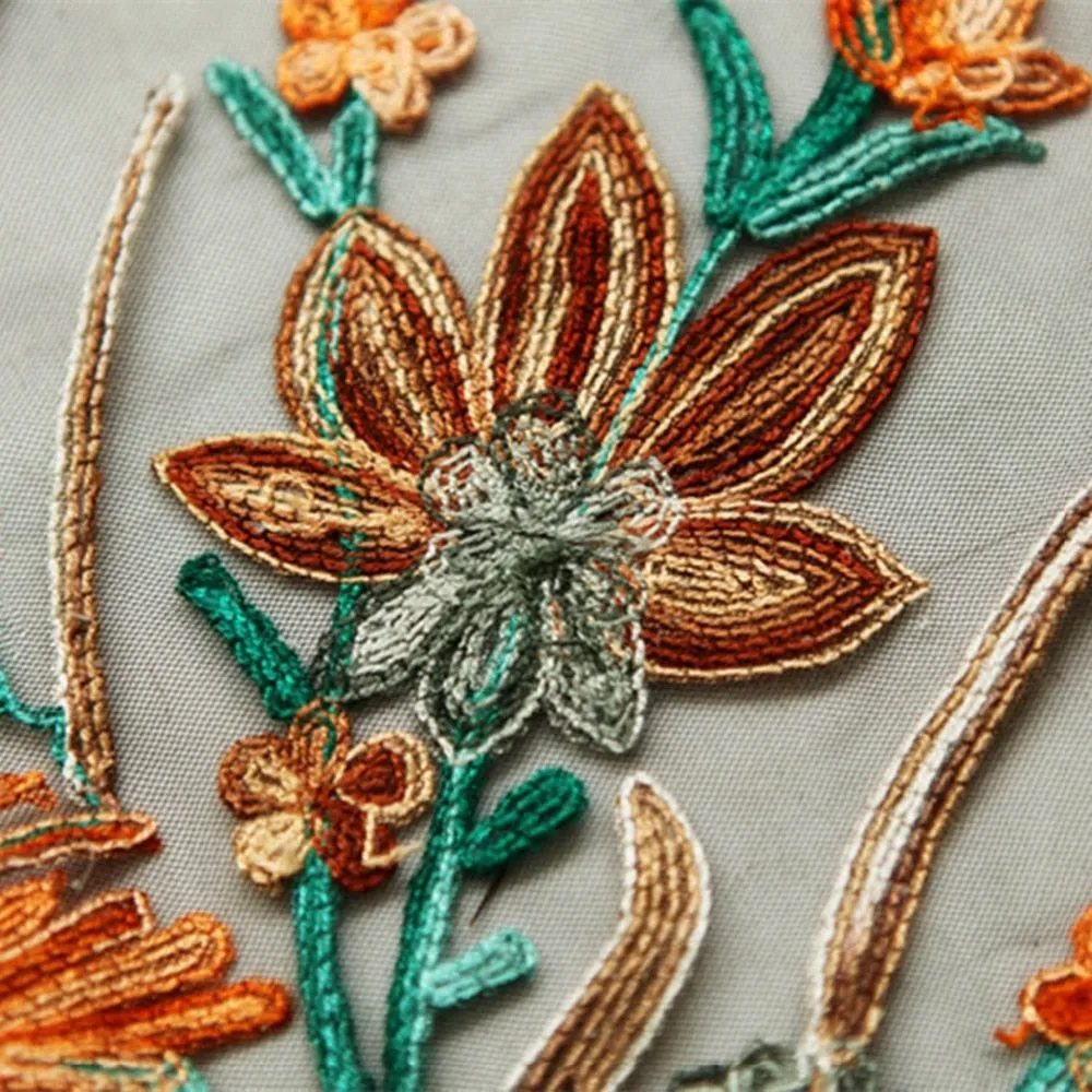 Strike A Rose Embroidered Kimono
