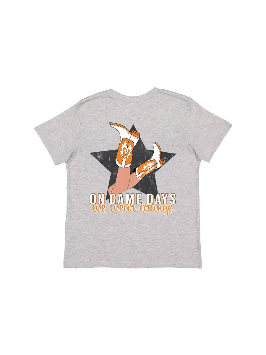 Tennessee Toddler & Kids Game Day Boots Tee