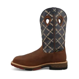 TWISTED X MXBNWM1 12" HAZEL&NAVY WESTERN INTERNAL MET BOOT