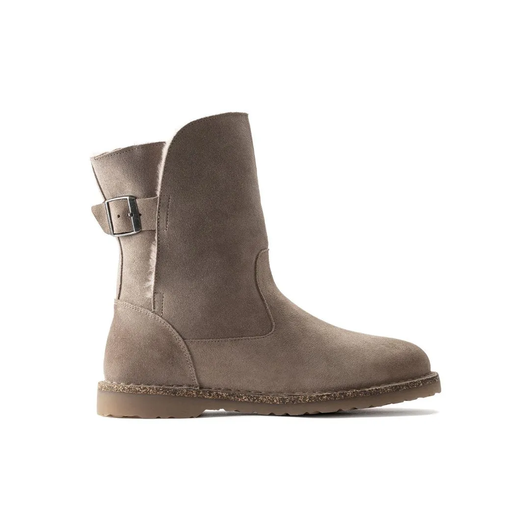 Uppsala Shearling Suede Gray Taupe