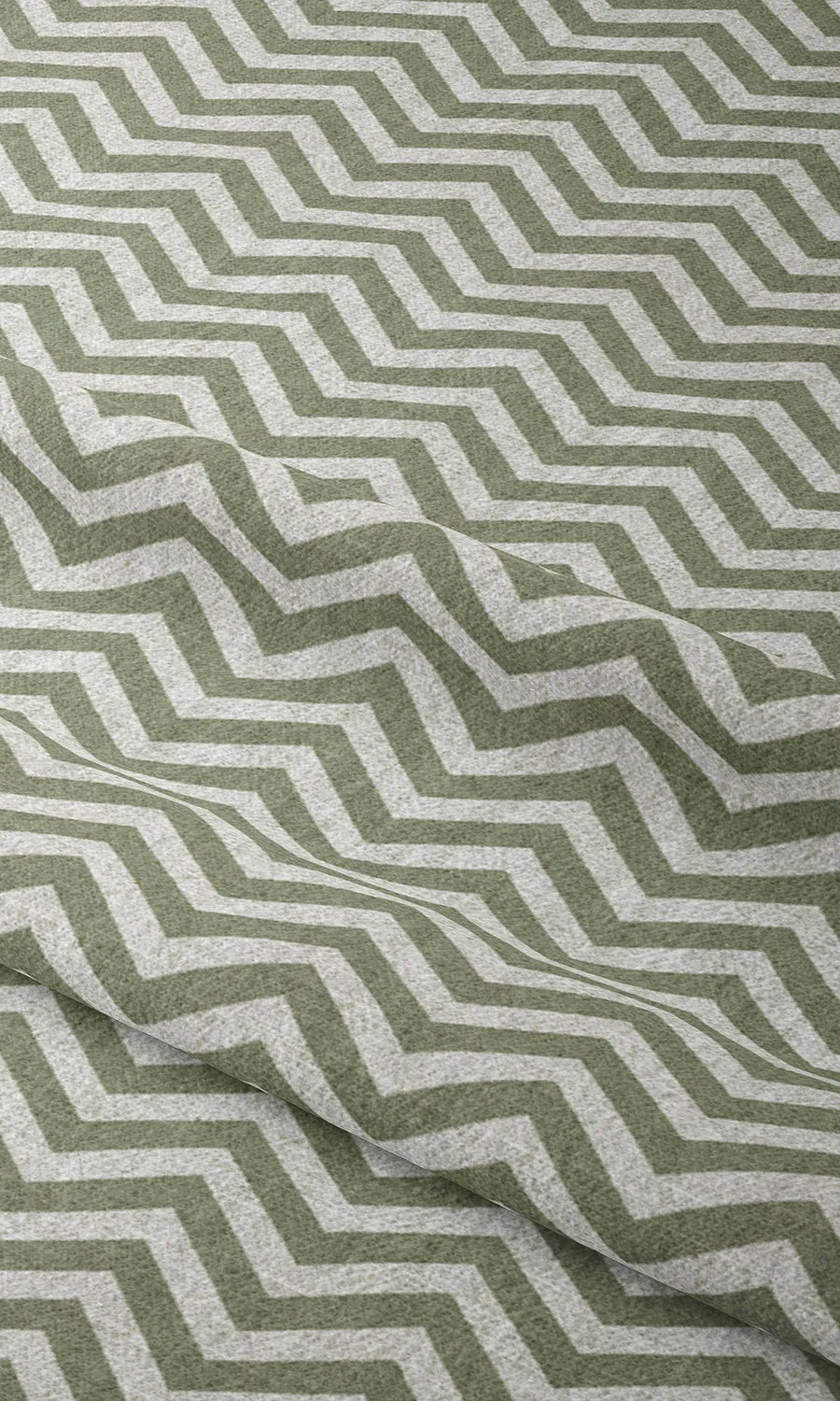 'Urbino' Modern Chevron Print Roman Shades (Green/ White)