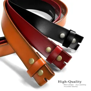 Vintage leather belt strap