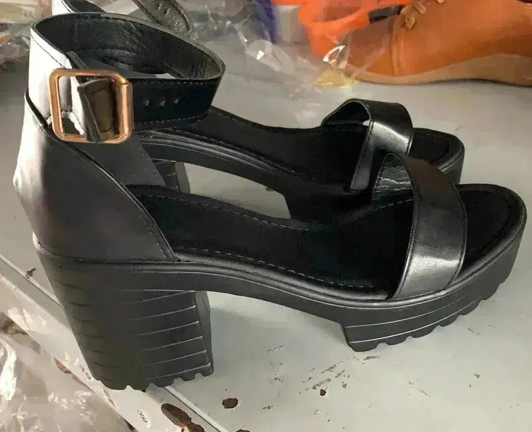 Women's Shoes Summer  High Heels Fashion Large Size Sandals